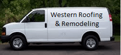 Western Roofing & Remodeling Van
